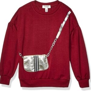 Speechless Girls' Fashion Crew Neck Sweatshirt